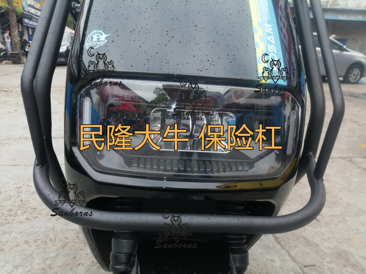 爱玛喜悦电自国标电动车护杠：安全骑行，从这杠开始！️