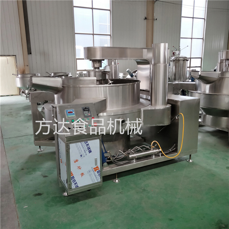商用夹层锅电加热辣椒酱料火锅底料炒料机大型全自动行星搅拌炒锅，让烹饪更轻松！