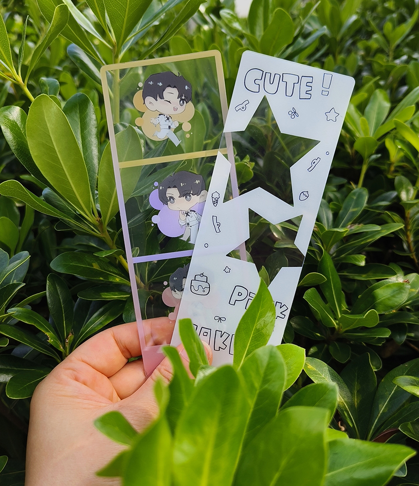 ins风透卡定制太绝了！透明扇书签+票根登机牌，拍照神器秒变网红爆款