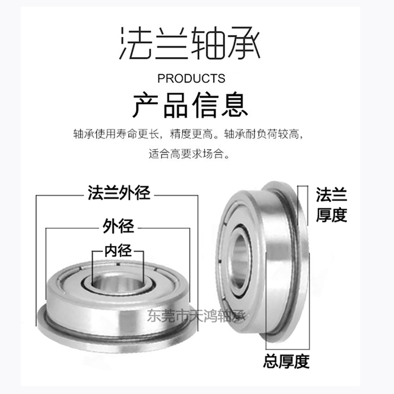 法兰挡边轴承MF系列：机械工程中的稳定守护者