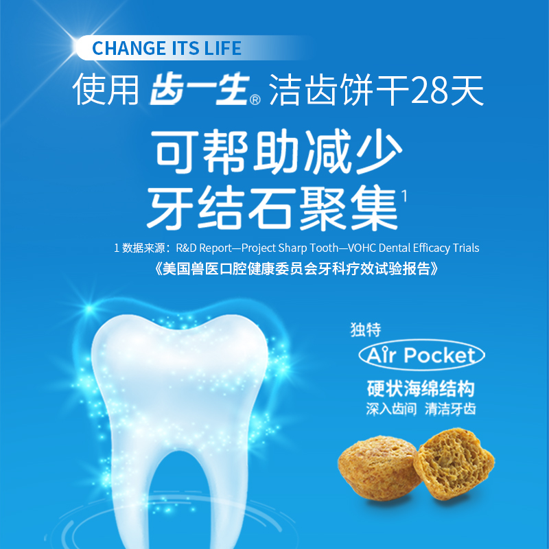 齿一生洁齿饼干：猫咪的牙齿守护神，告别牙结石和口臭难题！