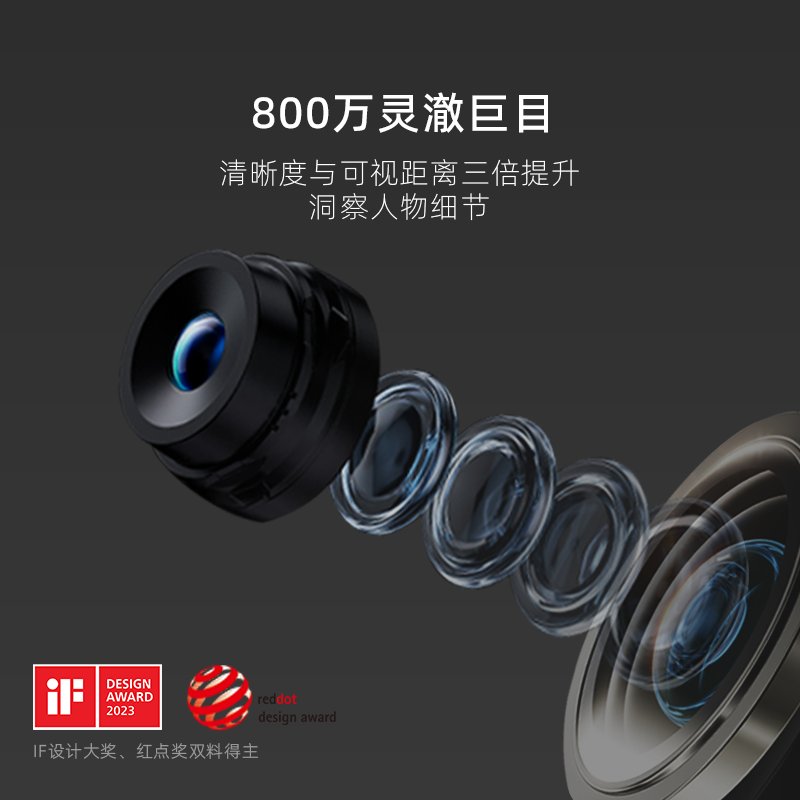 大华H10B-E2全景监控真香！360°无死角+双目对讲，家里安全直接拉满