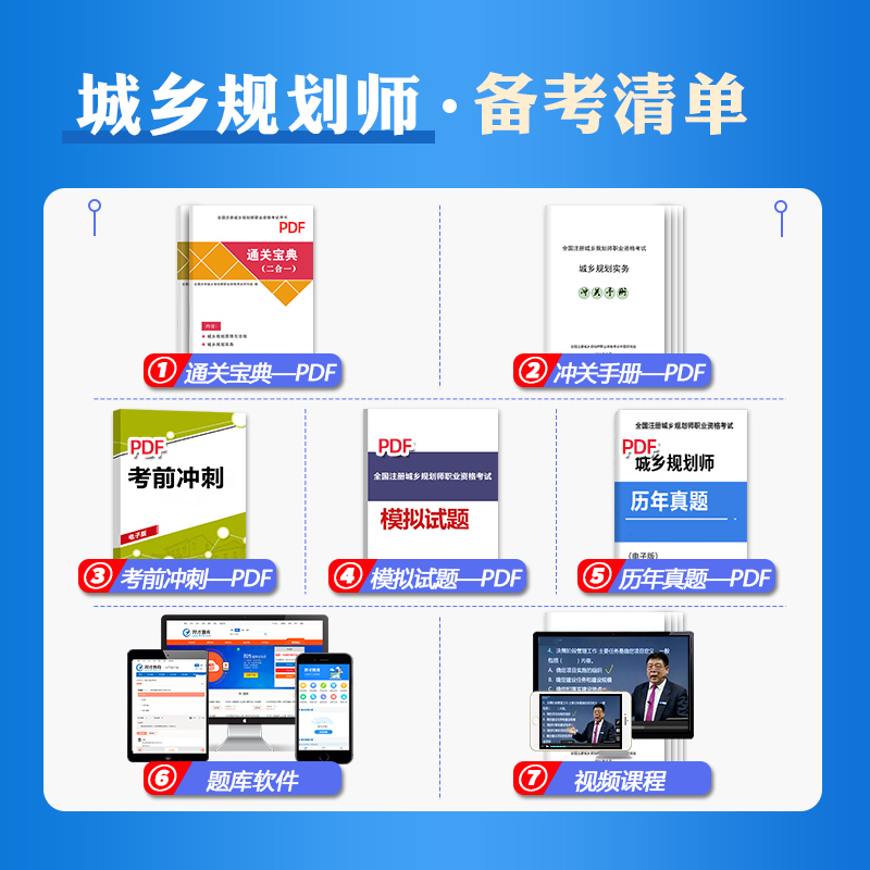 2025年新版城市规划师考试教材，备考神器，一本就够！