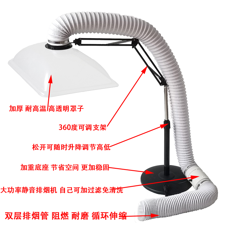 艾灸排烟神器！中医院都在用的伸缩吸烟罩，真的太香了