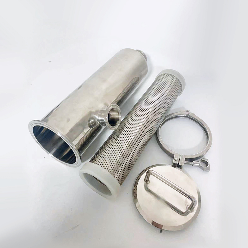304不锈钢快装角式过滤器：高品质食品级非标镜面液体螺纹特殊卡盘的秘密武器
