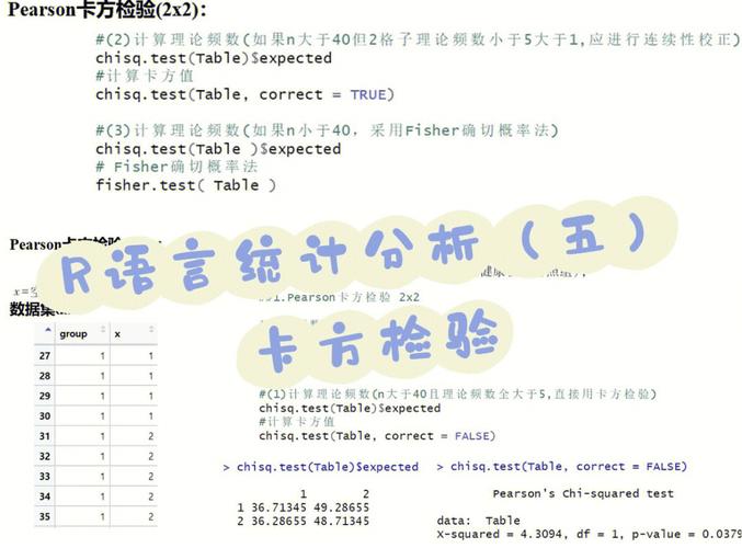 r语言卡方检验,原理、应用与实例分析