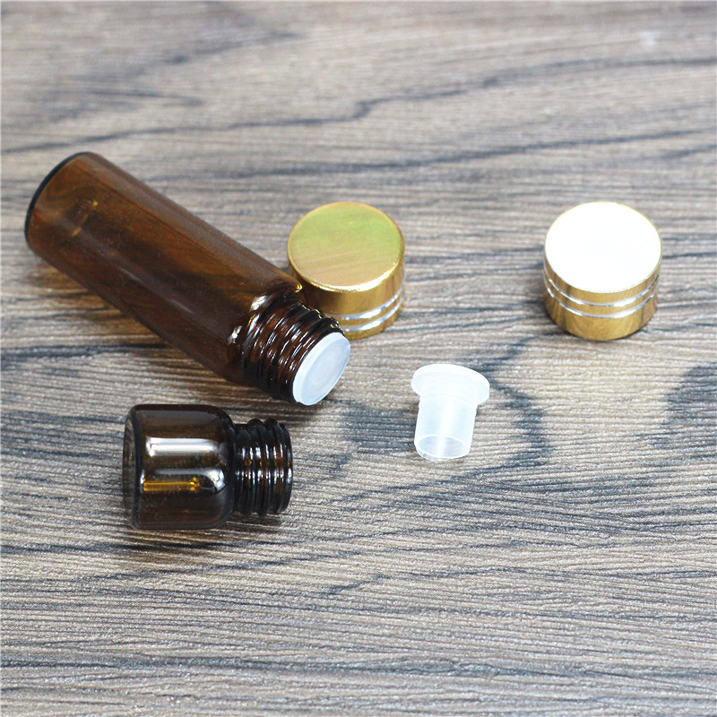 1-5ml迷你茶色密封药瓶：精致生活的小确幸，你值得拥有！