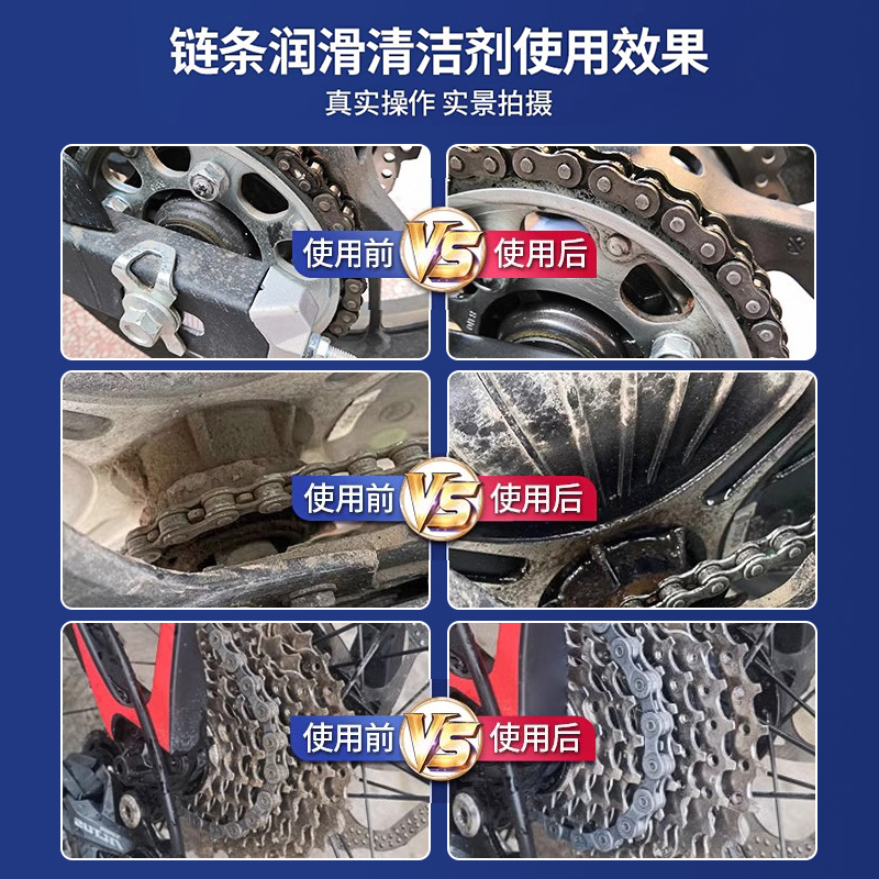 公路山地车骑行必备神器：摩托车链条专用润滑油&amp;清洗剂，让骑行更轻松！‍♂️✨