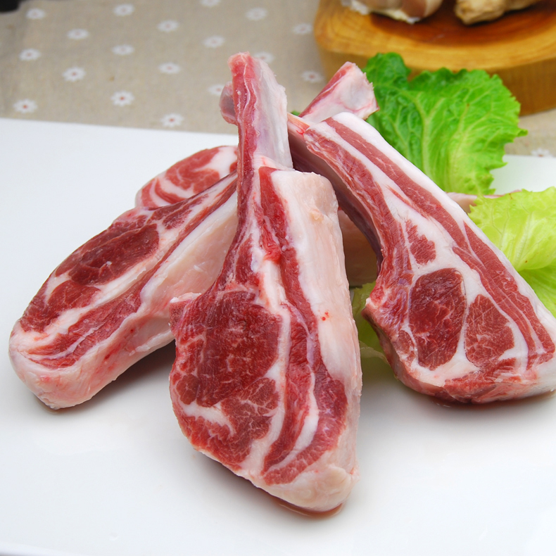 内蒙古新鲜烧烤食材：法式羊排，带你尝遍草原风味！