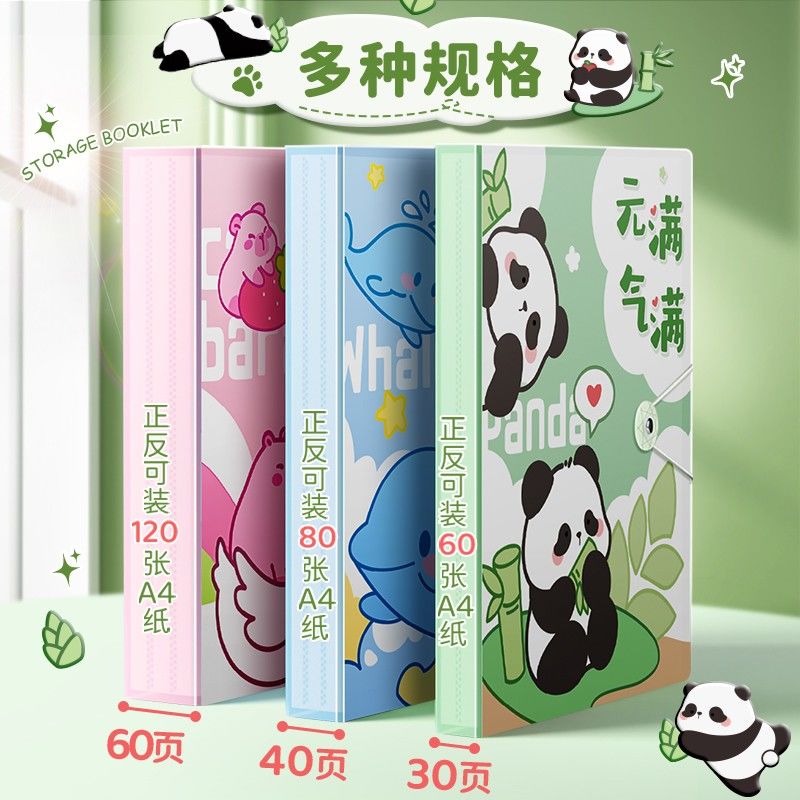 PP加厚活页透明袋：你的资料守护神，告别杂乱无章的收纳烦恼！