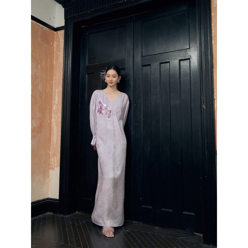 念十二【小雅&middot;隰桑】真丝长裙，东方美学的浪漫演绎