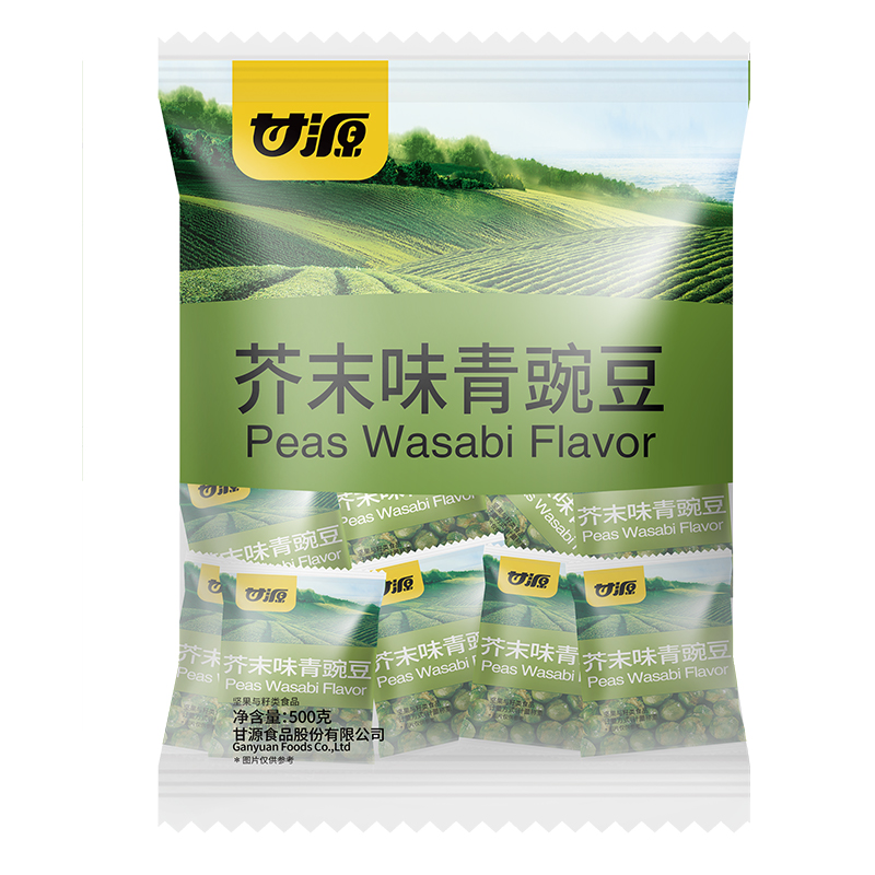 甘源青豆豌豆：网红爆款零食，蒜香解馋神器！