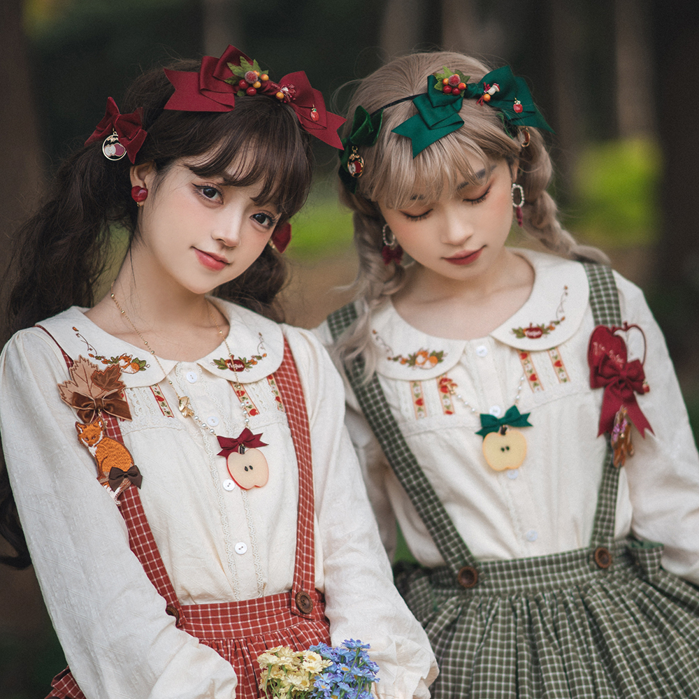 原创设计森林里的胖狐狸，让你一秒变萌系少女！