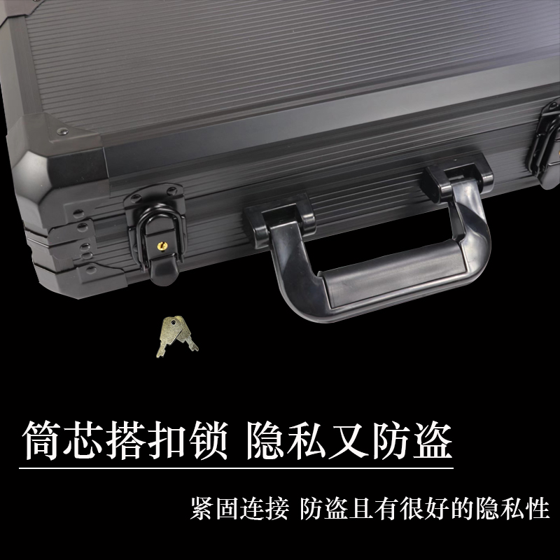 K型筹码收纳箱太香了！德州扑克高端套装200/300/500片手提铝箱，玩家必备神器