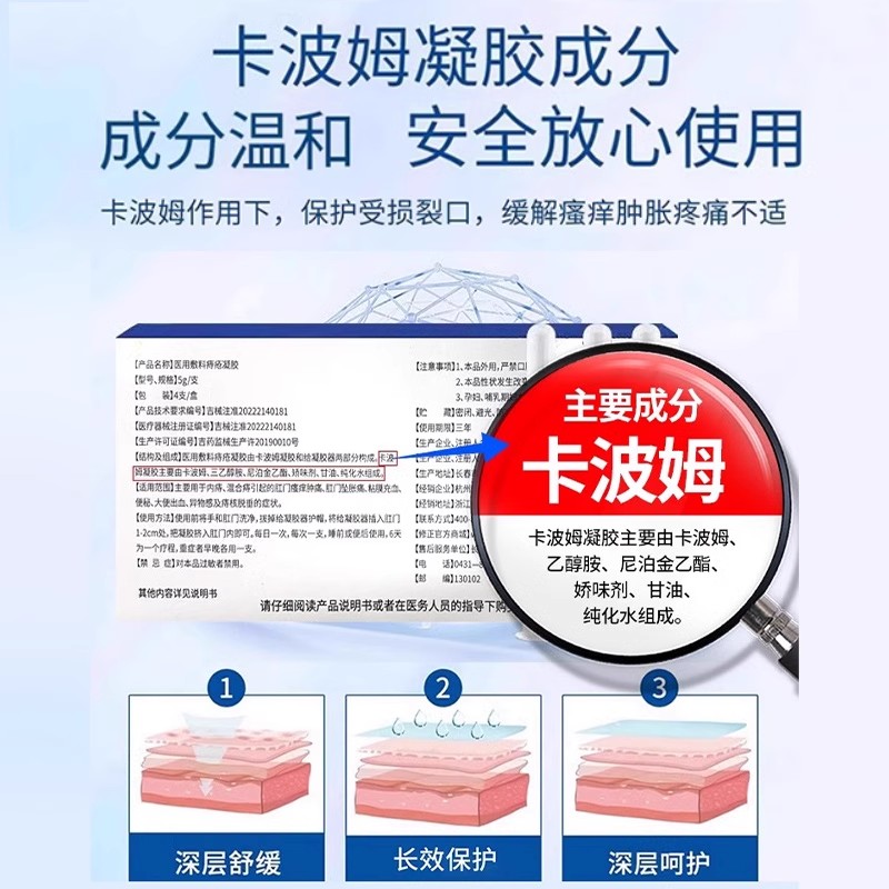 修正卡波姆痔疮凝胶敷料：告别痔疮烦恼，重塑健康生活！