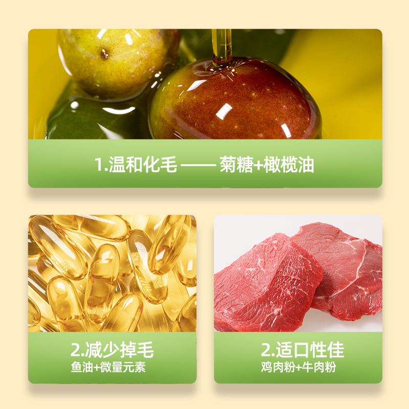 宠维森猫咪化毛膏：告别毛球烦恼，给爱宠双重呵护！