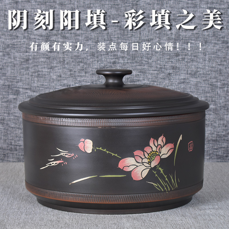建水紫陶茶叶罐：古韵新风，守护你的茶香秘籍