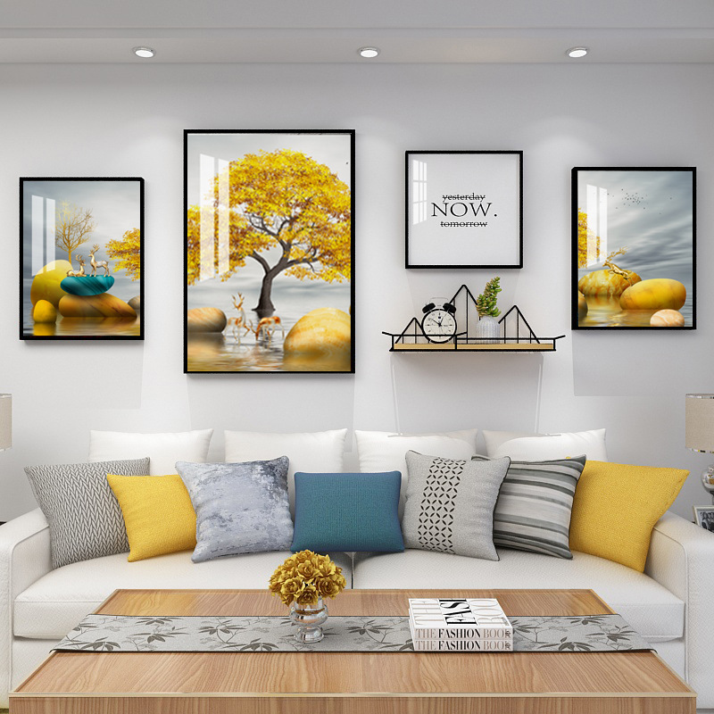 轻奢铝型材照片墙展示架，客厅玄关挂画架新潮流，办公室墙面装饰必备！
