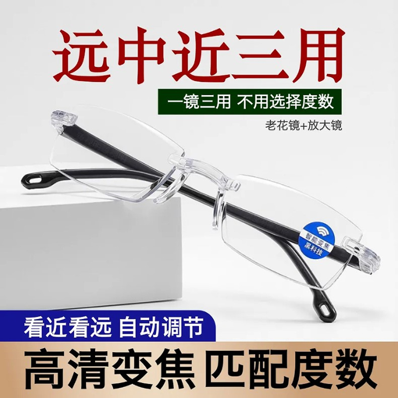 依视路钻晶膜致海外A5镀膜防蓝光全视线变色非球面眼镜：科技与时尚的完美碰撞！