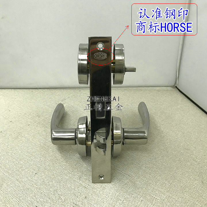 正品马牌HORSE船用防火门锁，304不锈钢C1/OHS-2320室内锁，安全守护的秘密武器！
