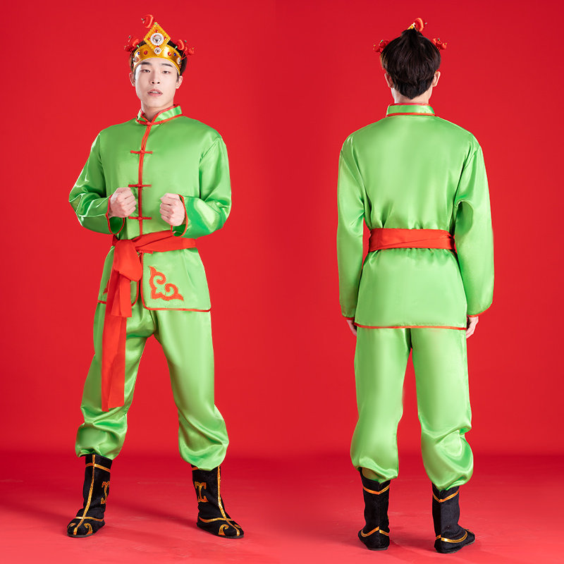 秧歌服男新款锣鼓队服：中老年打鼓服、舞蹈演出服，如何选择你的最佳舞台装扮？