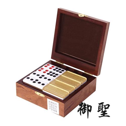 御圣牌九亚克力牌九大号牌九22#木盒：传统与现代的完美融合，收藏级骨牌的魅力