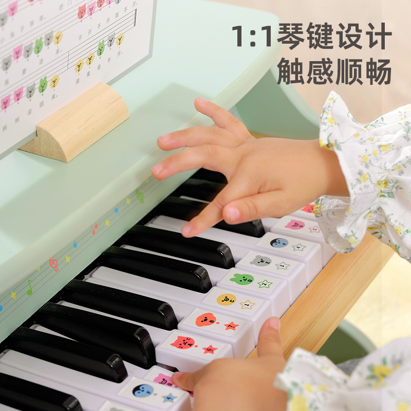 菲加尼儿童小钢琴太香了！宝宝最爱的六一礼物，萌娃秒变小音乐家