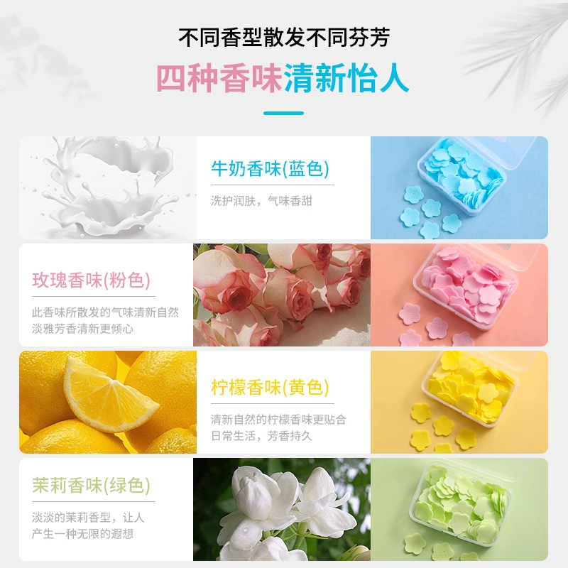 100片一次性香皂片：旅行必备，随时随地清洁神器✨