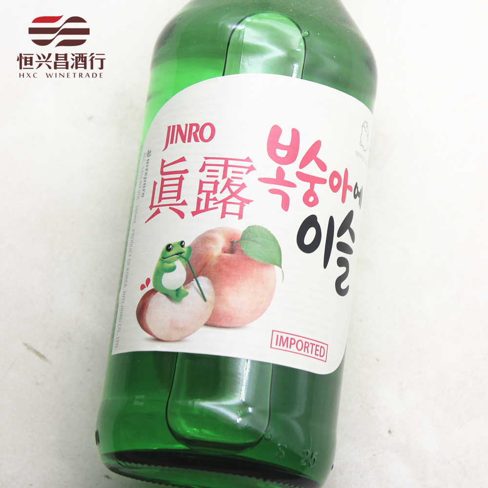 真露桃子味利口酒：夏日清凉，一口入魂的甜蜜诱惑！