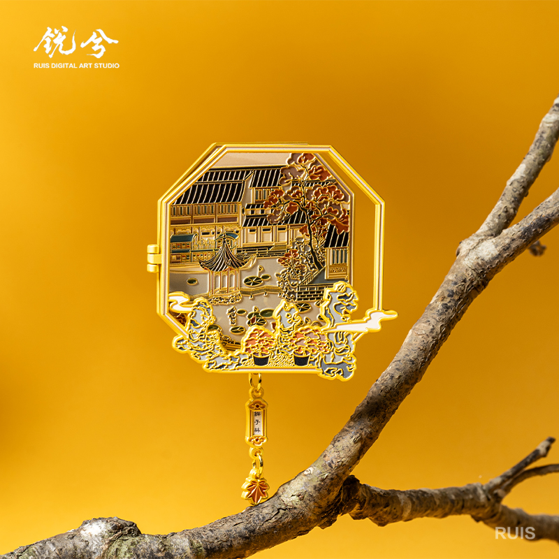 景德镇陶瓷博物馆爆款！乾隆粉彩百鹿尊冰箱贴，颜值爆表还超有文化感！