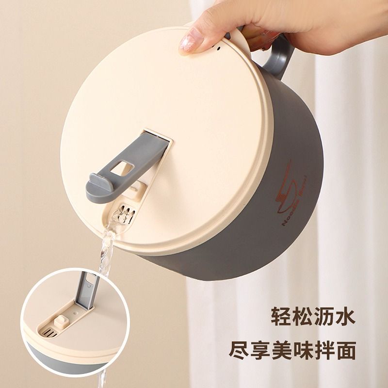 泡面碗怕洽狗？揭秘不锈钢碗的防烫大容量秘密，宿舍必备神器！