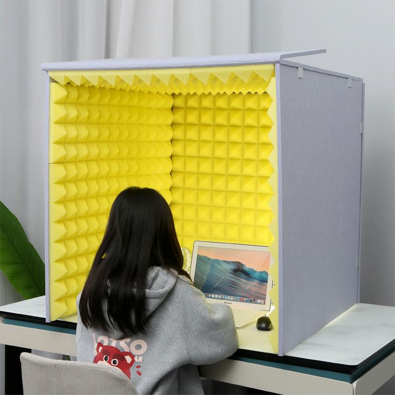 家用简易录音棚！桌面隔音罩真香预警！喜马拉雅有声创作必备神器！