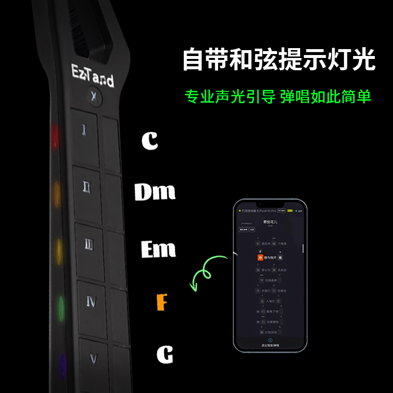AOJA澳佳E1 EzTand【青春版】：智能电吉他的青春革命，你准备好了吗？