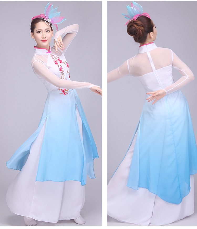出租新款民族舞蹈服装：大合唱《梅花颂》，古典舞蹈服、秧歌服、团扇演出服，让你舞动全场！