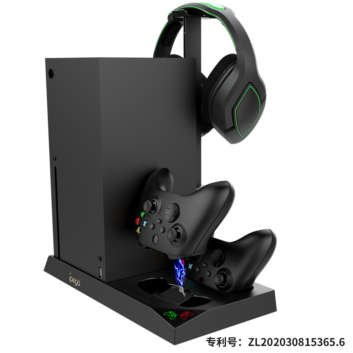 Xbox Series X主机散热风扇&amp;Series S双电池手柄充电器耳机挂架：游戏主机升级必备神器，解锁游戏新姿势！