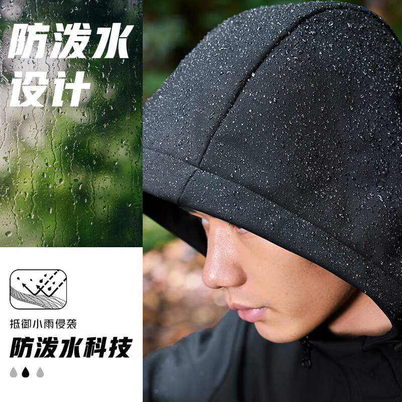 361°运动外套女2025春秋新款：梭织防泼水连帽风衣，时尚与功能兼备！