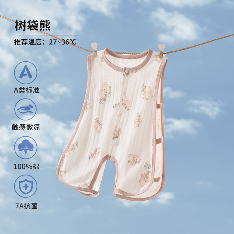 婴儿薄款夏季护肚兜：如何挑选最适合宝宝的纯棉连体背心？