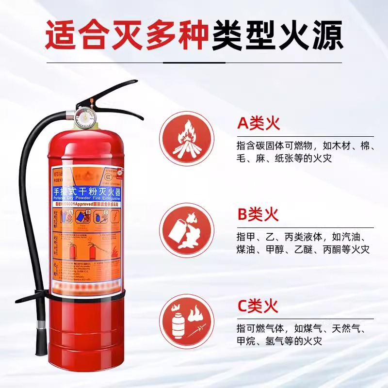 手提式灭火器大解析：从家用4kg到车用1kg，全网最全消防器材选购指南！