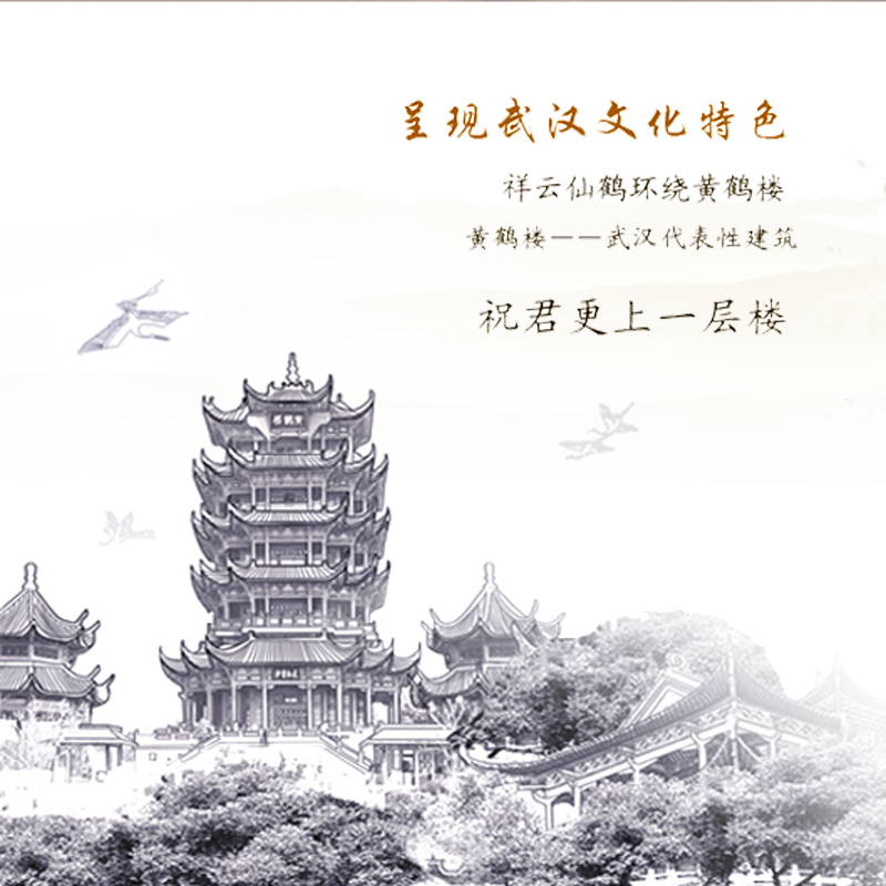 湖北特色礼品：骨雕黄鹤楼立体摆件，武汉文创旅游纪念品新风尚！