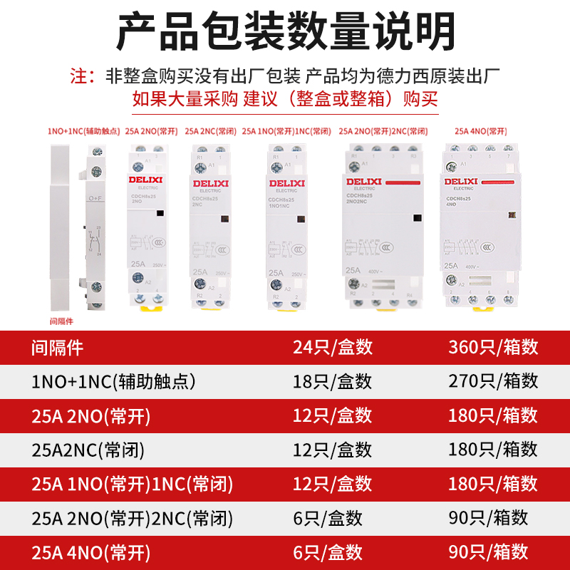 德力西交流接触器CDCH8S-63：建筑电气控制中的25A王者，揭秘大功率220V的秘密武器！