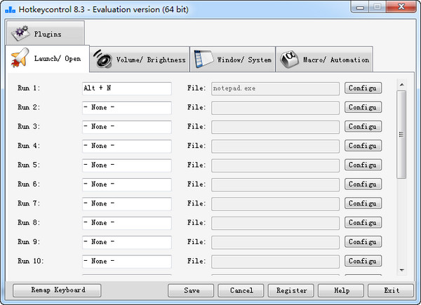 Hotkeycontrol(自定义快捷键软件)v2.0.0