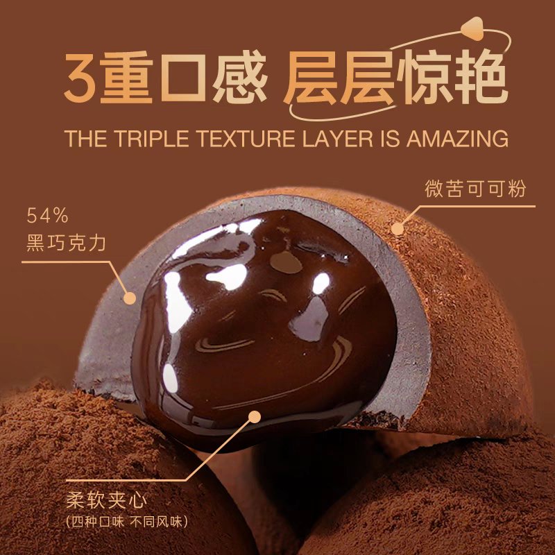普莱赞松露巧克力：四合一美味风暴，解锁舌尖新体验！