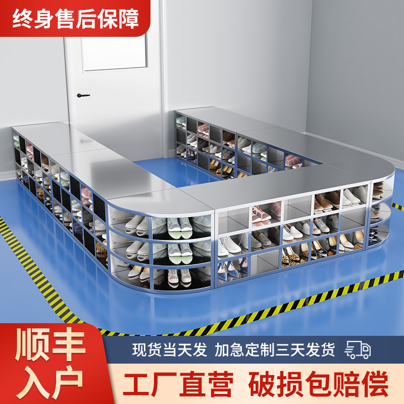 304不锈钢鞋柜换鞋凳，实验室级无尘设计，食品厂更衣室必备神器！✨
