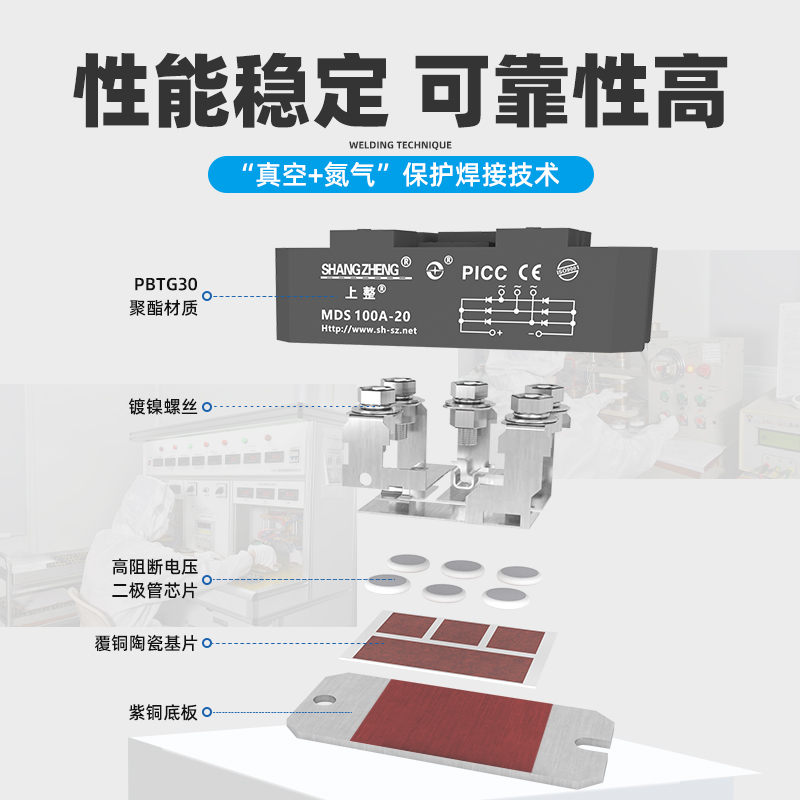 100A三相整流桥MDS200A1600V：工业升级必备神器，功率王者新选择！⚡️