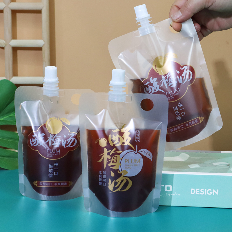 酸梅汤打包袋：夏日清凉新选择，一次性自立吸嘴袋的秘密武器！