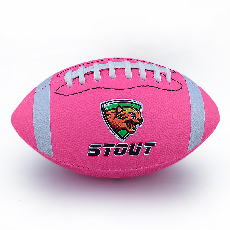 美式橄榄球腰旗：9号6号3号粉黄绿彩色成人儿童PU耐磨NFL标准，谁说运动不能多彩？