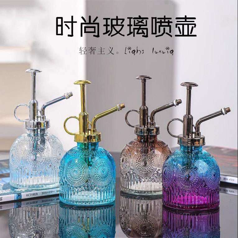 法式复古玻璃喷雾器套装：让多肉园艺成为生活艺术的秘籍！