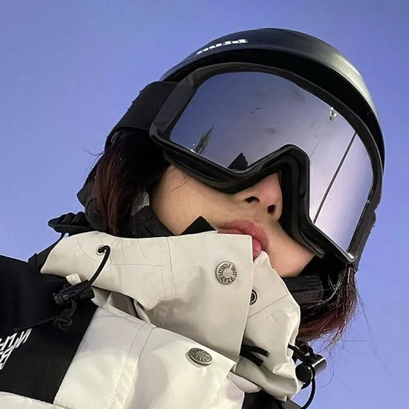 滑雪镜冬季骑行护目镜：东北雪地专用，男女同款，登山滑雪必备神器！