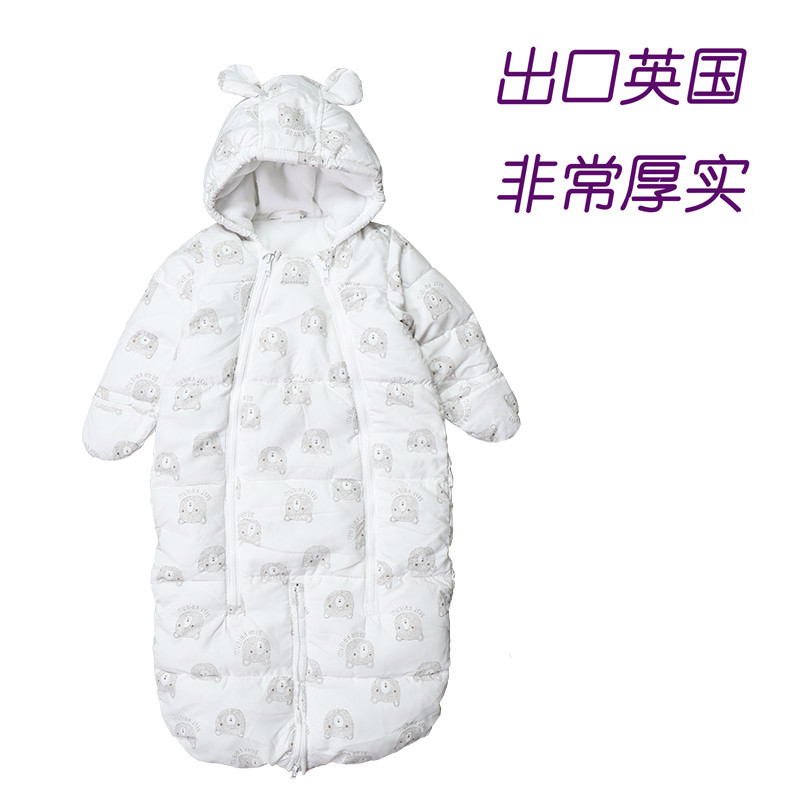 宝宝温暖新选择！高端童装新款婴幼儿高密度羊绒针织连体哈衣帽子毛毯，超柔亲肤，宝妈必入
