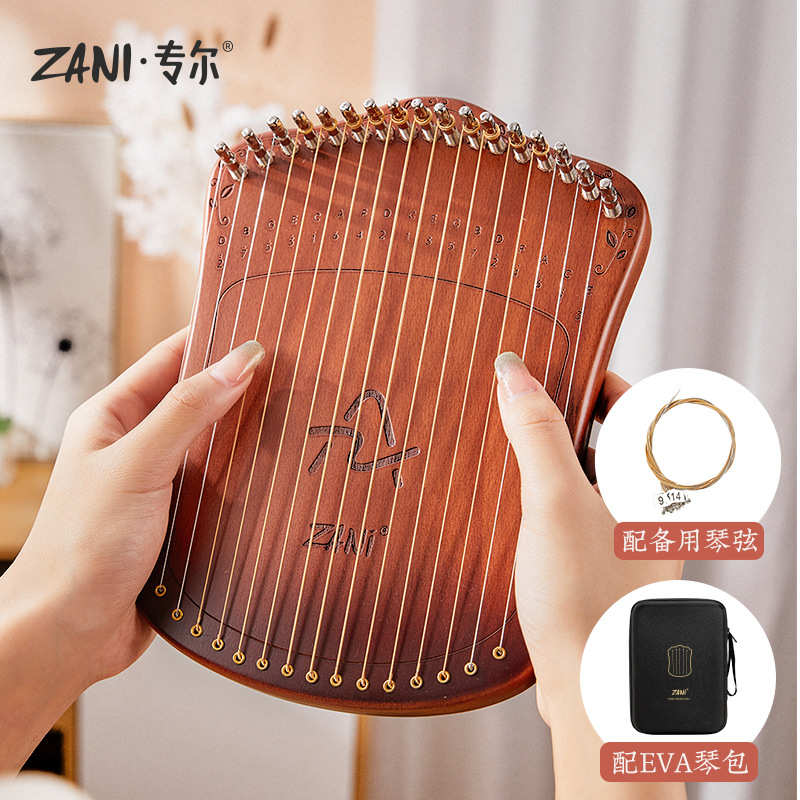 ZANI专尔拇指琴：17音与21音，女生的指尖艺术，轻松入门的创意竖琴乐器